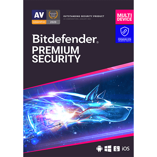 Bitdefender Premium Security 10 Devices 1 Year USA & Canada